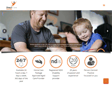 Tablet Screenshot of directcare.com.au